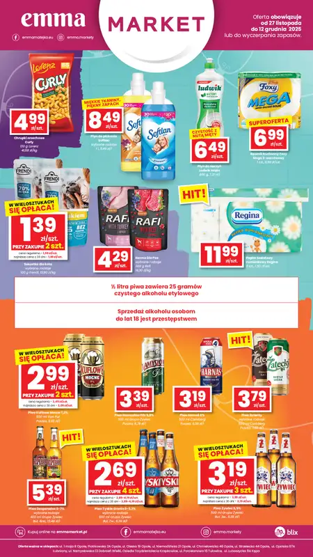 emma MARKET - gazetka promocyjna Plakaty promocyjne od czwartku 27.11 do piątku 12.12 - strona 4