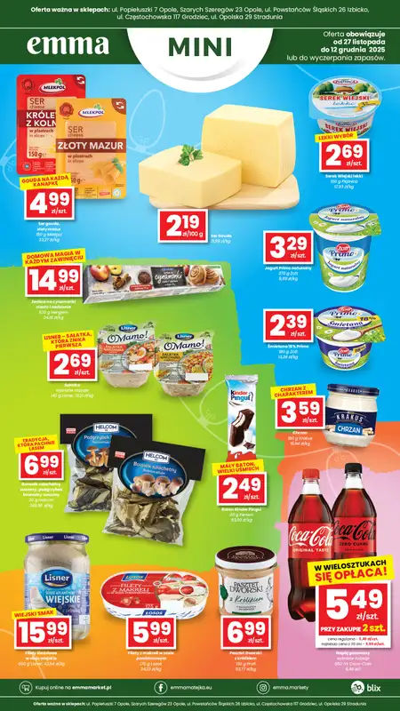 emma MARKET - gazetka promocyjna Plakaty promocyjne - Emma Mini   - strona 2
