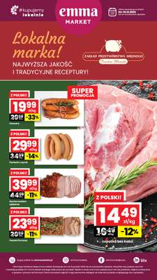 emma MARKET - gazetka promocyjna Plakat promocyjny od czwartku 04.12 do środy 10.12
