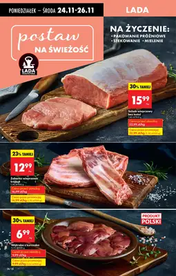 Biedronka - gazetka promocyjna Od poniedziałku, Z ladą tradycyjną od poniedziałku 24.11 do soboty 29.11 - strona 38