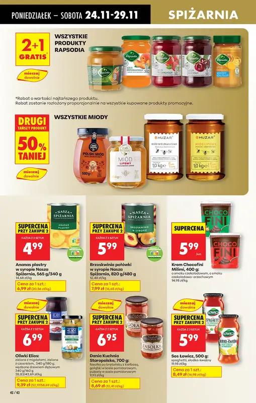 Biedronka - gazetka promocyjna Od poniedziałku, Z ladą tradycyjną od poniedziałku 24.11 do soboty 29.11 - strona 65