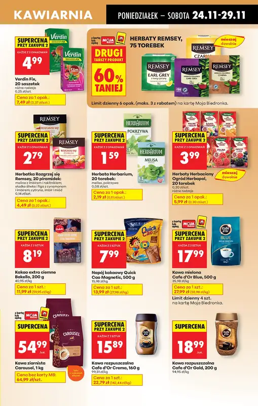 Biedronka - gazetka promocyjna Od poniedziałku, Z ladą tradycyjną od poniedziałku 24.11 do soboty 29.11 - strona 72