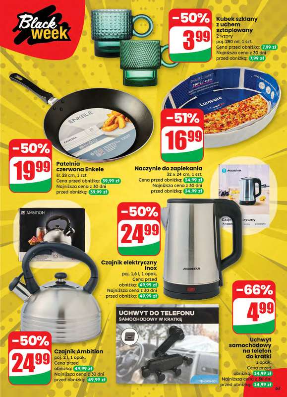 Dino - gazetka promocyjna Gazetka od środy 26.11 do wtorku 02.12 - strona 63