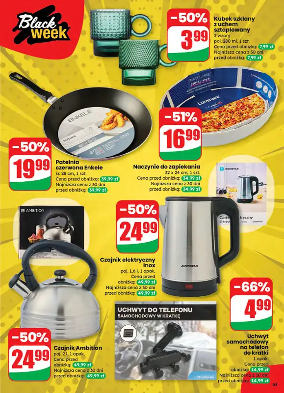 Dino - gazetka promocyjna Gazetka od środy 26.11 do wtorku 02.12 - strona 63