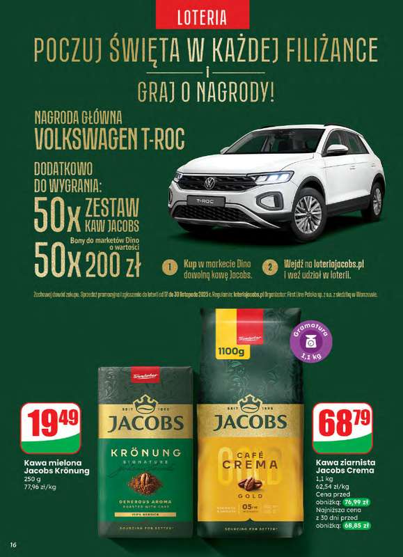 Dino - gazetka promocyjna Gazetka od środy 26.11 do wtorku 02.12 - strona 16