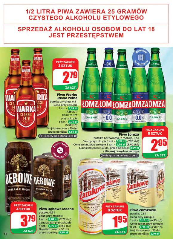 Dino - gazetka promocyjna Gazetka od środy 26.11 do wtorku 02.12 - strona 56