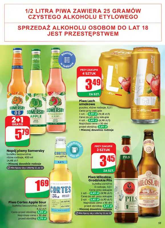 Dino - gazetka promocyjna Gazetka od środy 26.11 do wtorku 02.12 - strona 55