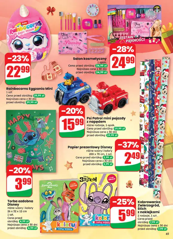 Dino - gazetka promocyjna Gazetka od środy 26.11 do wtorku 02.12 - strona 65