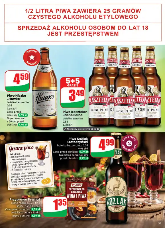 Dino - gazetka promocyjna Gazetka od środy 26.11 do wtorku 02.12 - strona 57