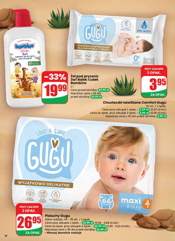 Dino - gazetka promocyjna Gazetka od środy 26.11 do wtorku 02.12 - strona 14