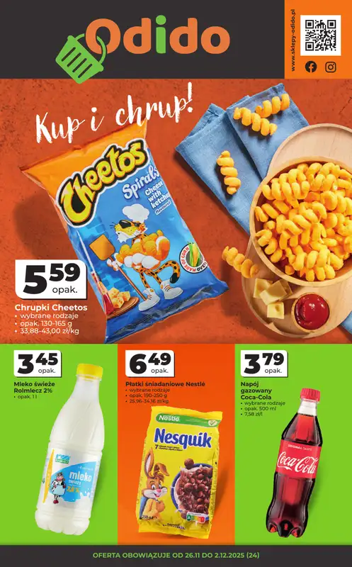 Odido - gazetka promocyjna Gazetka od środy 26.11 do wtorku 02.12