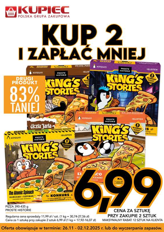 Kupiec - gazetka promocyjna Promopaki od środy 26.11 do wtorku 02.12 - strona 8