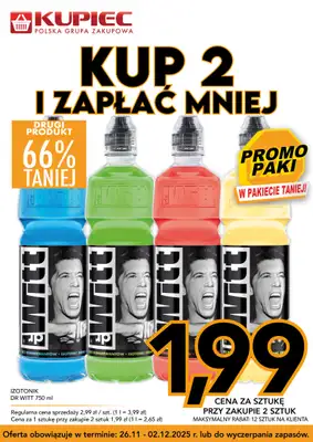 Kupiec - gazetka promocyjna Promopaki od środy 26.11 do wtorku 02.12 - strona 6