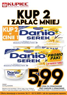 Kupiec - gazetka promocyjna Promopaki od środy 26.11 do wtorku 02.12 - strona 4