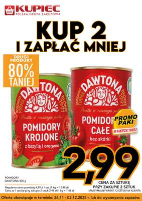 Kupiec - gazetka promocyjna Promopaki od środy 26.11 do wtorku 02.12 - strona 5