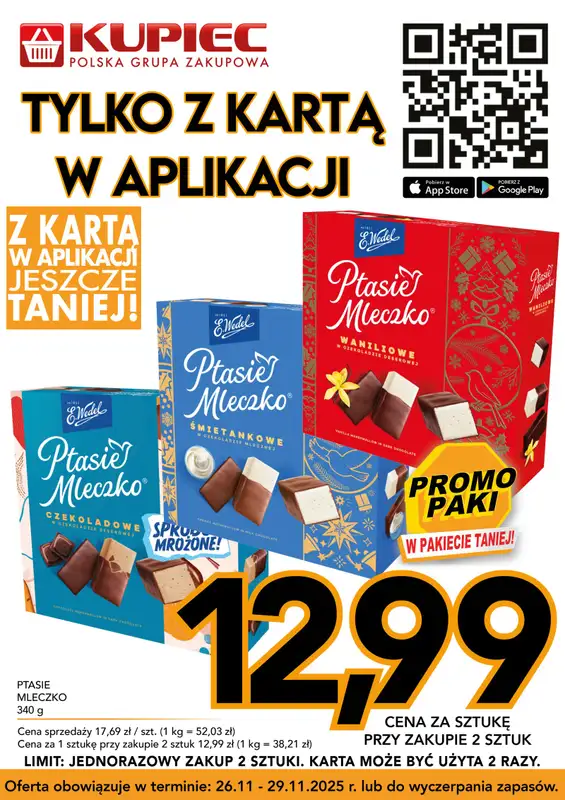 Kupiec - gazetka promocyjna Promopaki od środy 26.11 do wtorku 02.12 - strona 12