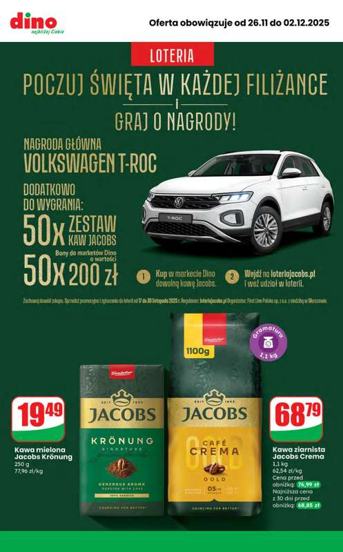 Dino - gazetka promocyjna MEGA promocje! od środy 26.11 do wtorku 02.12 - strona 4