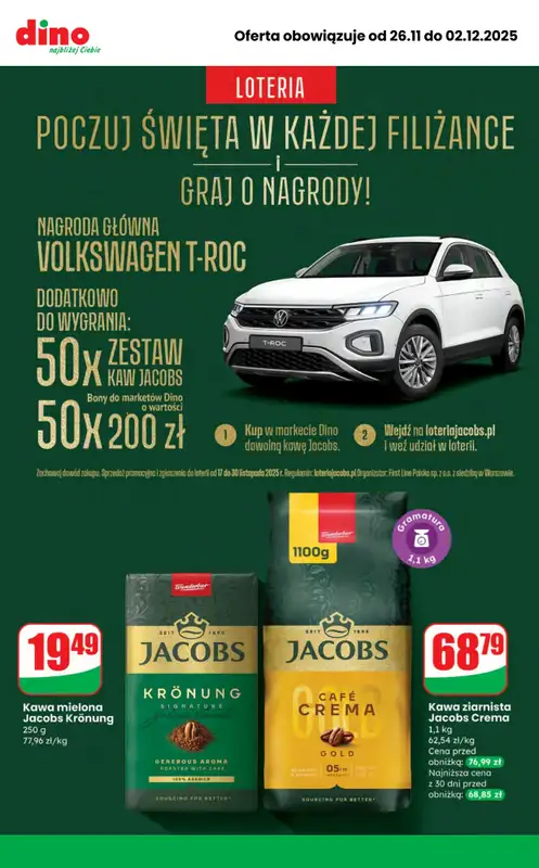 Dino - gazetka promocyjna MEGA promocje! od środy 26.11 do wtorku 02.12 - strona 4