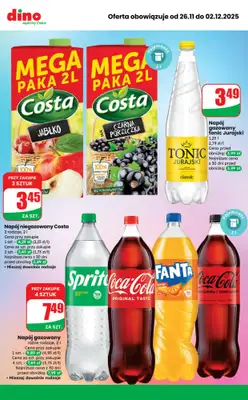 Dino - gazetka promocyjna MEGA promocje! od środy 26.11 do wtorku 02.12 - strona 8