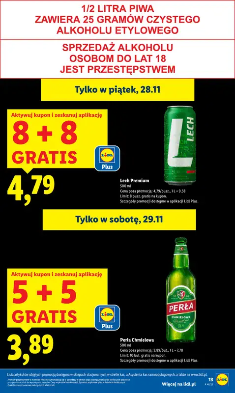 Lidl - gazetka promocyjna Oferta od czwartku od czwartku 27.11 do soboty 29.11 - strona 13