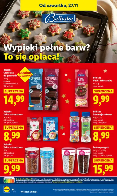 Lidl - gazetka promocyjna Oferta od czwartku od czwartku 27.11 do soboty 29.11 - strona 54
