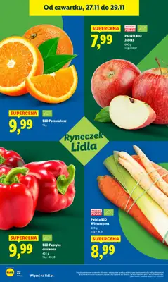 Lidl - gazetka promocyjna Oferta od czwartku od czwartku 27.11 do soboty 29.11 - strona 22