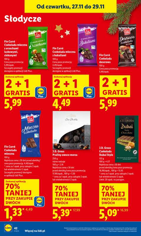Lidl - gazetka promocyjna Oferta od czwartku od czwartku 27.11 do soboty 29.11 - strona 42