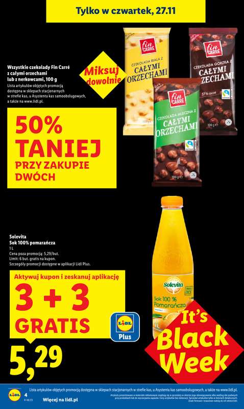 Lidl - gazetka promocyjna Oferta od czwartku od czwartku 27.11 do soboty 29.11 - strona 4
