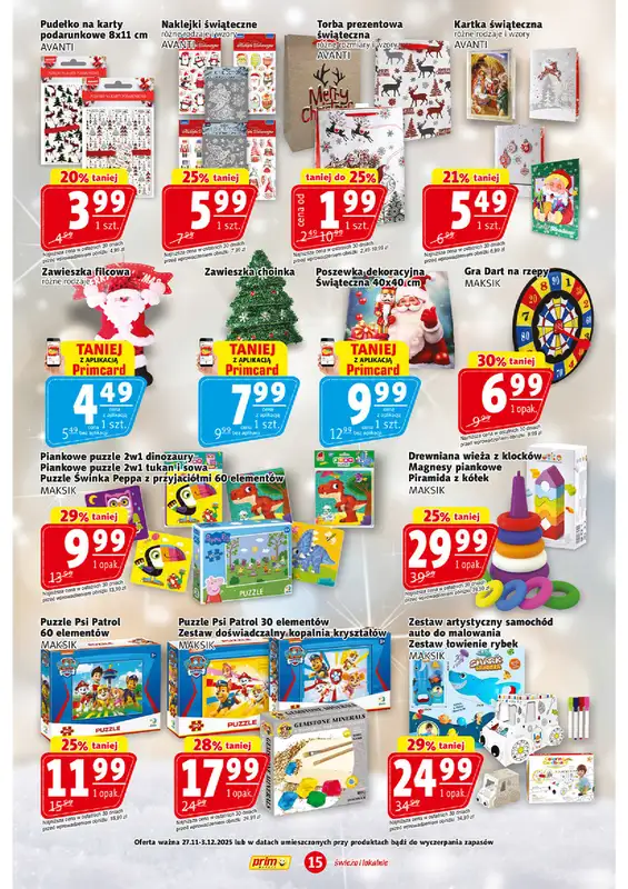 Prim Market - gazetka promocyjna Gazetka od czwartku 27.11 do środy 03.12 - strona 15