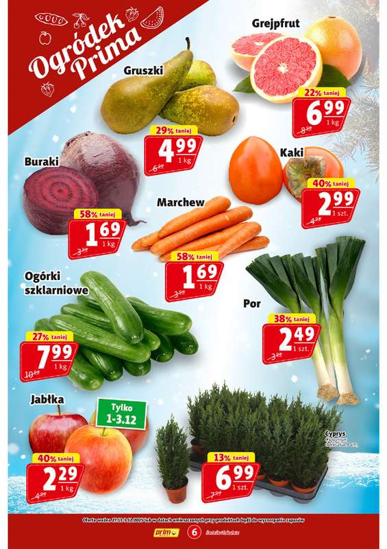 Prim Market - gazetka promocyjna Gazetka od czwartku 27.11 do środy 03.12 - strona 6