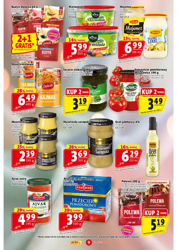 Prim Market - gazetka promocyjna Gazetka od czwartku 27.11 do środy 03.12 - strona 9
