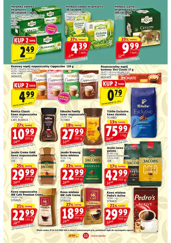 Prim Market - gazetka promocyjna Gazetka od czwartku 27.11 do środy 03.12 - strona 11