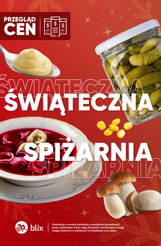 Biedronka - gazetka promocyjna Świąteczna spiżarnia - przegląd cen  