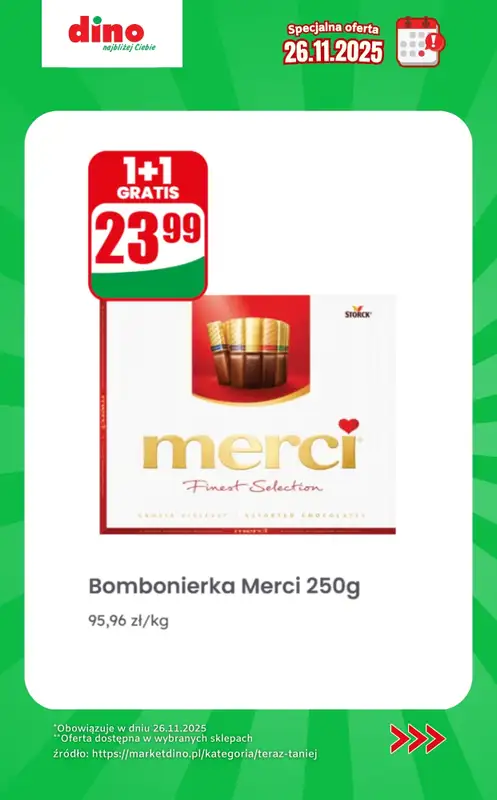 Dino - gazetka promocyjna Specjalna oferta na 26.11.2025 - promocje spoza gazetki od środy 26.11 do środy 26.11 - strona 5
