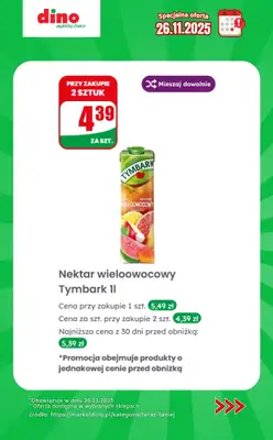 Dino - gazetka promocyjna Specjalna oferta na 26.11.2025 - promocje spoza gazetki od środy 26.11 do środy 26.11 - strona 4