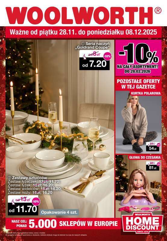 Woolworth - gazetka promocyjna Gazetka od piątku 28.11 do poniedziałku 08.12