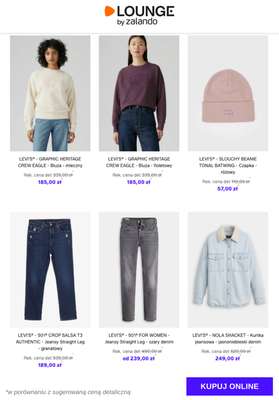 Lounge by Zalando - gazetka promocyjna Specjalne okazje:  Levi's® - Kobiety od środy 26.11 do niedzieli 30.11 - strona 8