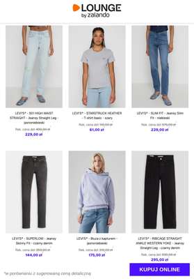 Lounge by Zalando - gazetka promocyjna Specjalne okazje:  Levi's® - Kobiety od środy 26.11 do niedzieli 30.11 - strona 3