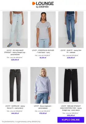 Lounge by Zalando - gazetka promocyjna Specjalne okazje:  Levi's® - Kobiety od środy 26.11 do niedzieli 30.11 - strona 3