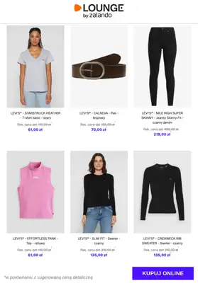 Lounge by Zalando - gazetka promocyjna Specjalne okazje:  Levi's® - Kobiety od środy 26.11 do niedzieli 30.11 - strona 6