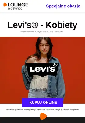 Lounge by Zalando - gazetka promocyjna Specjalne okazje:  Levi's® - Kobiety od środy 26.11 do niedzieli 30.11