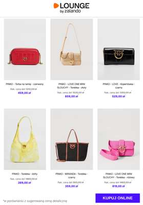 PINKO - LOVE ONE MINI SLOUCHY - Torebka - złoty