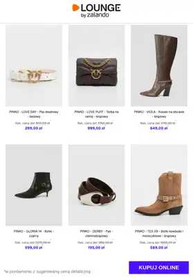 Lounge by Zalando - gazetka promocyjna Do -75% Pinko - Buty & Akcesoria od środy 26.11 do soboty 29.11 - strona 2
