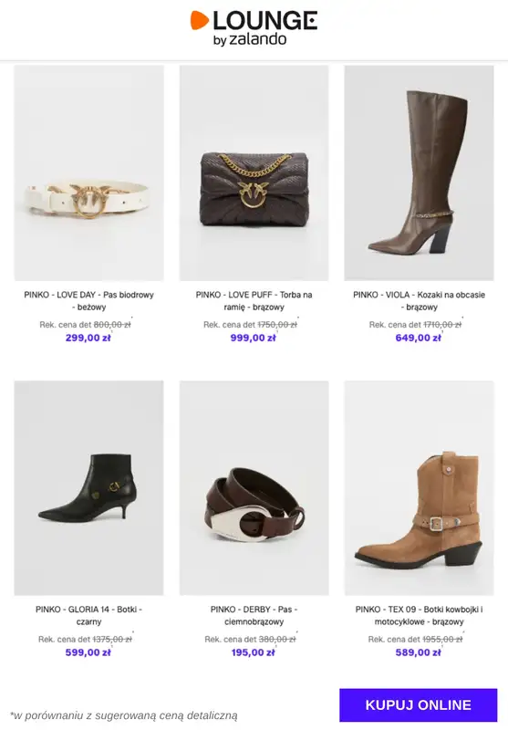 Lounge by Zalando - gazetka promocyjna Do -75% Pinko - Buty & Akcesoria od środy 26.11 do soboty 29.11 - strona 2