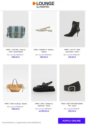 Lounge by Zalando - gazetka promocyjna Do -75% Pinko - Buty & Akcesoria od środy 26.11 do soboty 29.11 - strona 6