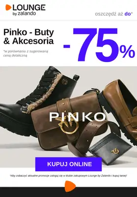 Lounge by Zalando - gazetka promocyjna Do -75% Pinko - Buty & Akcesoria od środy 26.11 do soboty 29.11