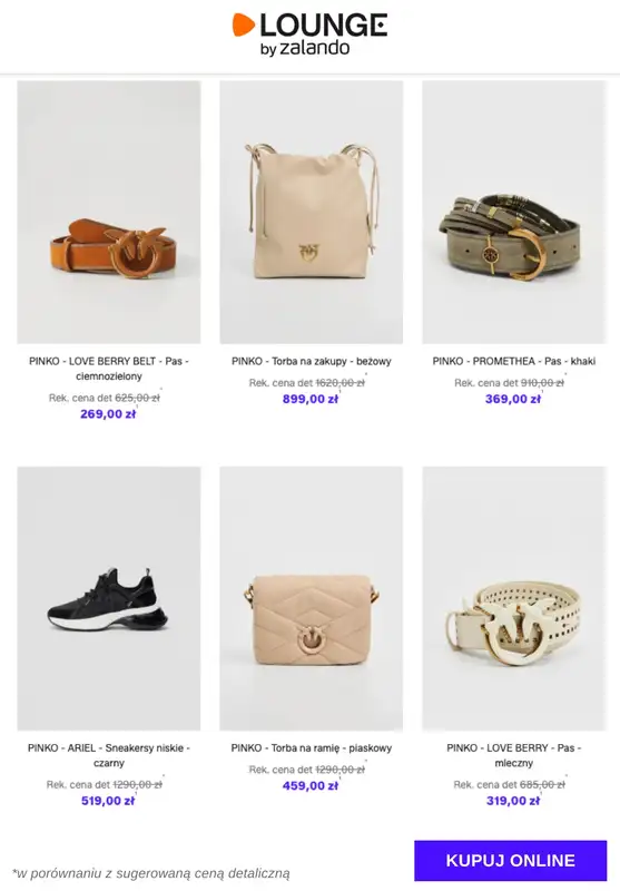 Lounge by Zalando - gazetka promocyjna Do -75% Pinko - Buty & Akcesoria od środy 26.11 do soboty 29.11 - strona 5