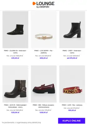 Lounge by Zalando - gazetka promocyjna Do -75% Pinko - Buty & Akcesoria od środy 26.11 do soboty 29.11 - strona 3