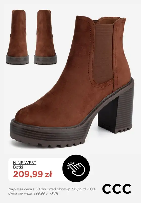 CCC - gazetka promocyjna PROMOCJE - zimowe obuwie damskie od środy 26.11  - strona 10