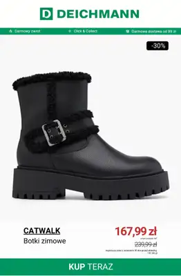 Deichmann - gazetka promocyjna Do -50% na botki zimowe i śniegowce od środy 26.11 do poniedziałku 01.12 - strona 8